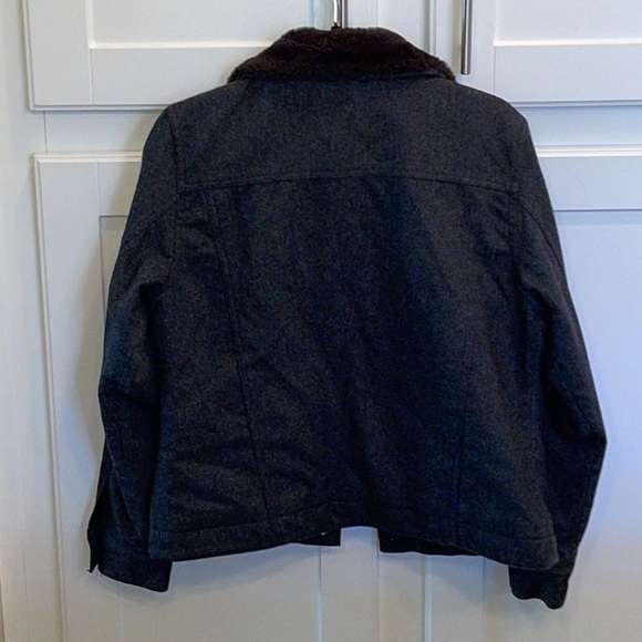 Gap Wool Button Down Jacket Unisex Size M - Picture 11 of 14